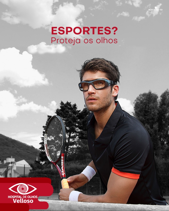 Esportes? Proteja os olhos