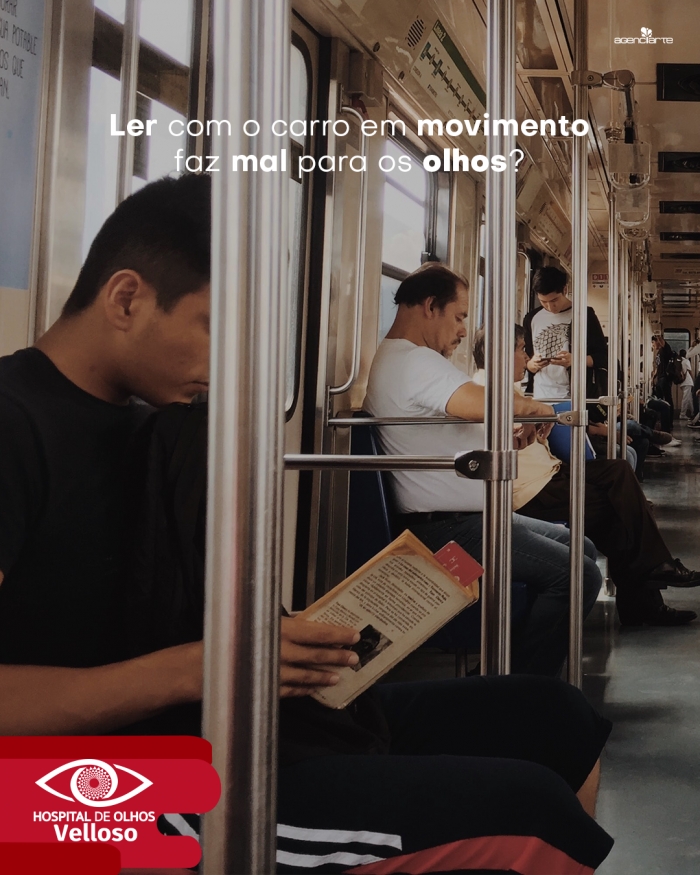 Ler com o carro em movimento faz mal aos olhos?