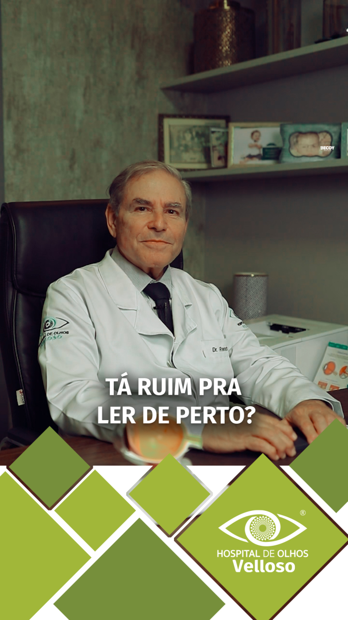 Tá ruim pra ler de perto?